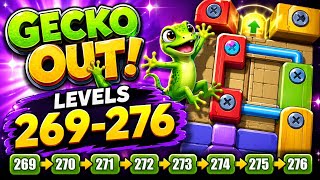Title: Gecko Out – Levels 269–276 🦎🔥 | Full Gameplay