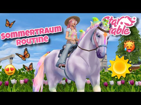 Meine Sommertraum Routine☀️ One Day With Me🤭 // Star Stable Online