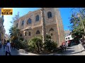 Heraklion City Centre 🇬🇷 Back Streets Walk to Archaeological Museum (HD)
