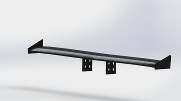 Car Spoiler SOLIDWORKS