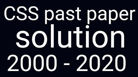 CSS past paper solution | CSS English paper | Sentence Correction 2000 - 2020 !