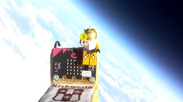 BBC micro:bit in space (no audio!)