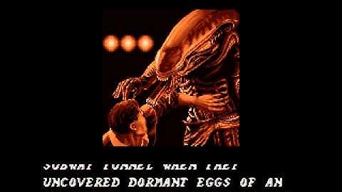 Alien vs. Predator SNES Intro