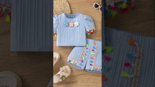 Kids clothes collection mino shirt and frock collection #fashion #newsuitdesignforkarwachauth