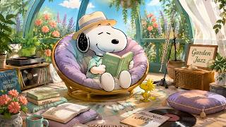 Snoopy’s Summer Garden Jazz ☀️ Soft Jazz for Reading, Work & Good Vibes screenshot 4