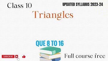 Chapter 6 Exercise 6.3|TRIANGLES|NCERT CLASS 10|MATHS WITH HITESH SIR