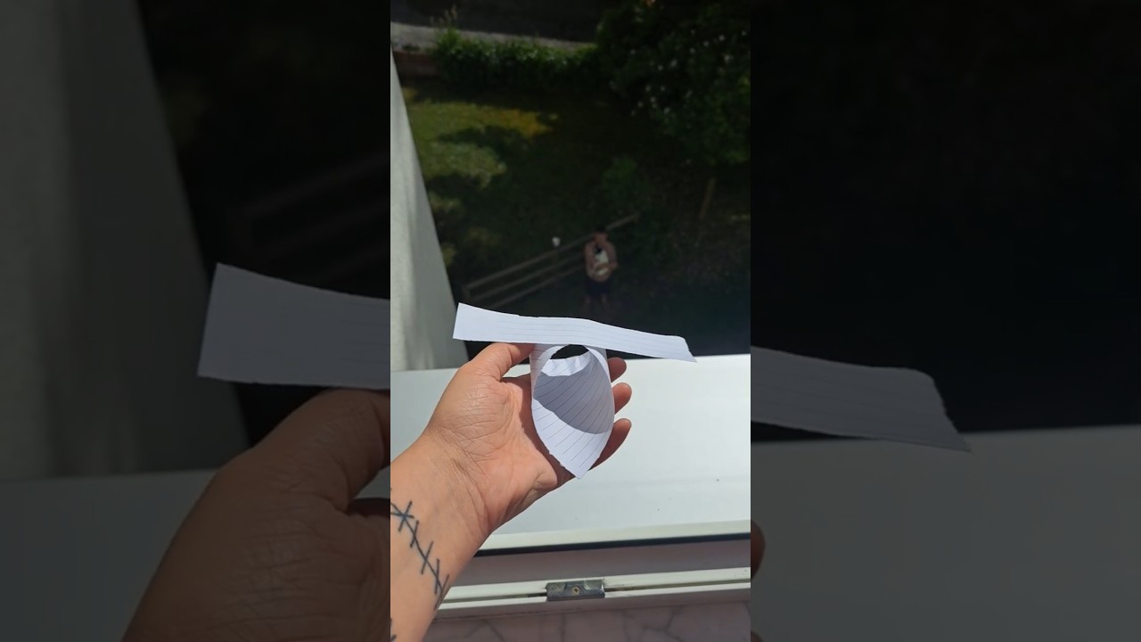 Bumblebee Paper Airplane Experiment From Floor 3 and 4, Roof Access?