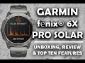 Garmin fēnix 6X Pro Solar Titanium, UNBOXING and REVIEW..IS IT WORTH IT?
