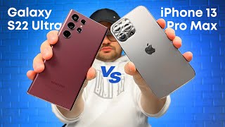 Samsung Galaxy S22 Ultra vs iPhone 13 Pro Max! Battle!