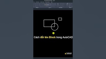 Cách đổi tên Block trong AutoCAD | #shorts