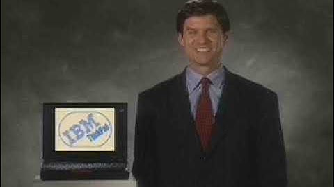 IBM Thinkpad Demo Video Circa 1995