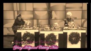 Steve Carell & Ellen DeGeneres Compete in a Gingerbread House Challenge Watch Now!