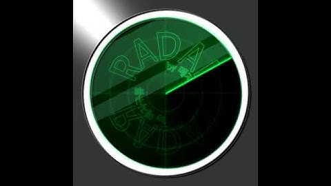 Test Gimp Animation Package for radar making