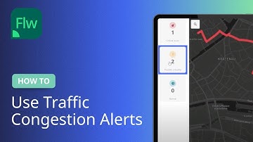 Monitor Traffic Congestions with Alerts | PTV Flows | Tutorial