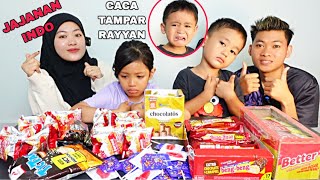 CACA TEMPELENG RAYYAN TENGAH MAKAN JAJANAN INDO 😱‼️