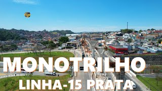 OBRAS ESTAÇÕES BOA ESPERANÇA E JACU PÊSSEGO LINHA-15 PRATA DO MONOTRILHO AVANÇAM BEM NA CONSTRUÇÃO