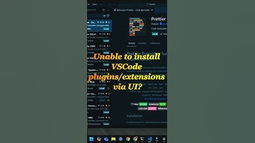 VSCode plugin manual installation