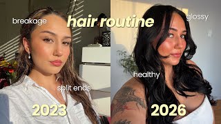 My hair wash day routine for healthy, shiny hair | scalp care + hair growth