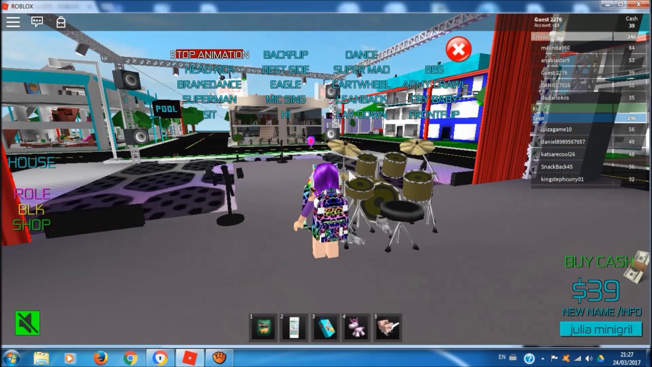ROBLOX#2/JOGANDO ROKADIA[RP],BUGOU?/Manuela Vlogs e Games - YouTube