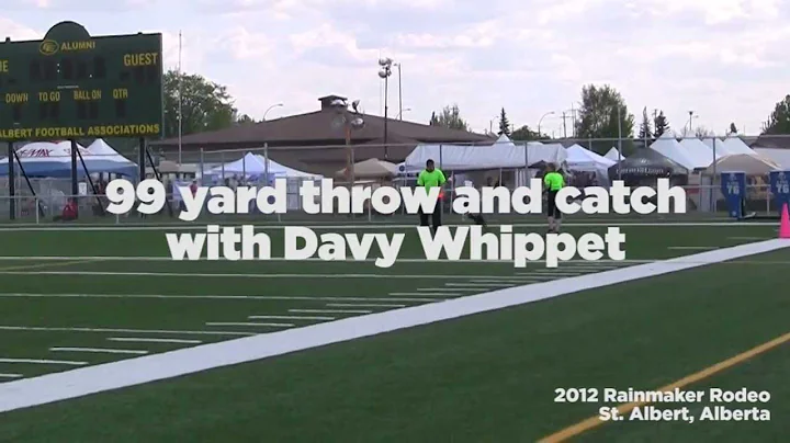 Davy Whippet Catches a 99 Yard Throw with a Hero Disc at the 2012 Rainmaker Rodeo