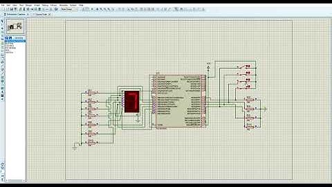 Funcionamiento 7 Segmentos Decoder - Proteus 8 Professional