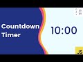 Simple Countdown Timer with JavaScript - Day 21