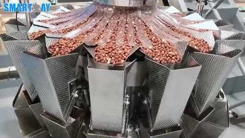 Almond Packing Line - Multihead Weigher & Tray Filler