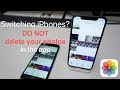 Switching iPhones?  Don't delete photos on the old iPhone yet