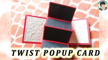 Twist Popup Card - DIY Explosion Box Ideas - Paper Craft Series#3