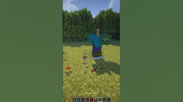 Pricy But Decorative Headless Zombie in Minecraft! #shorts