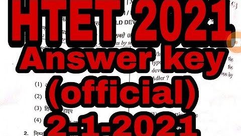 Haryana HTET PGT level answer key official ll Dinesh jangra