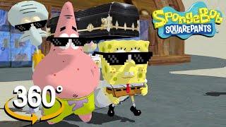 Spongebob Squarepants!  360°   Coffin Dance Meme! (The First 3D VR Game Experience!)