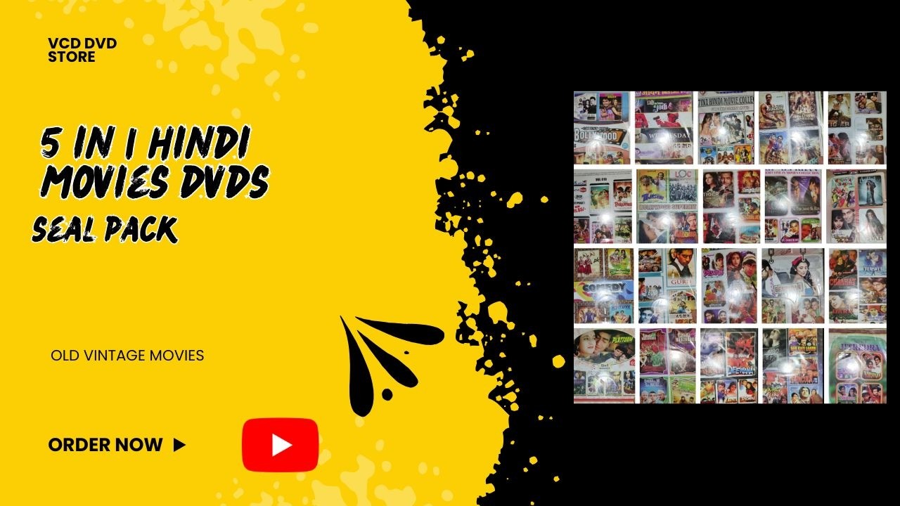 5 In 1 Hindi Movies DVDs For Sale Call Or WhatsApp 9874232214 #sale #bollywood #movie #dvd #hindi