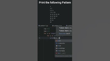 Print the given pattern in python (python for beginners) |  Triangle | Pattern 8 | #coding #python