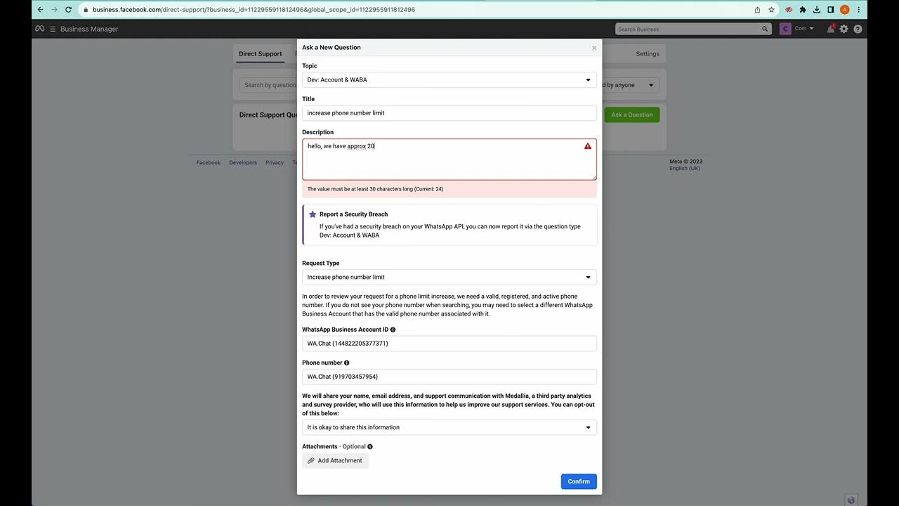 how-to-request-increase-for-whatsapp-phone-number-limit-for-meta