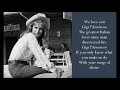 The Great Gigi L&#39;Amoroso - Dalida - (Lyrics - 1987)