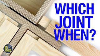I make 5 basic woodwork joints [video 539]