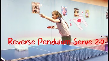 How to Serve Reverse Pendulum (Version 2.0) 逆旋转发球第二式