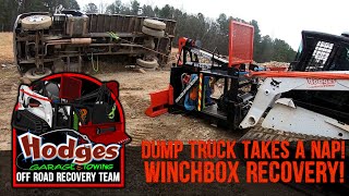 DUMP TRUCK TAKES A NAP! WINCHBOX RECOVERY!