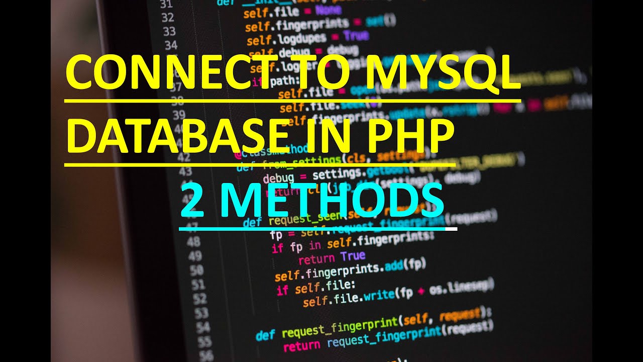 php mysql_connect  Update New  PHP Kết nối với Cơ sở dữ liệu MySQL | 2 phương pháp