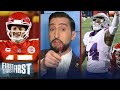 Mahomes Chiefs are AFC Champions v Bills & Super Bowl bound — Nick reacts | NFL | FIRST THINGS FIRST