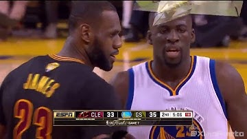 LeBron Blocks Steph Curry & Exchange Words | Cavaliers vs Warriors Game 7 | 2016 NBA Final