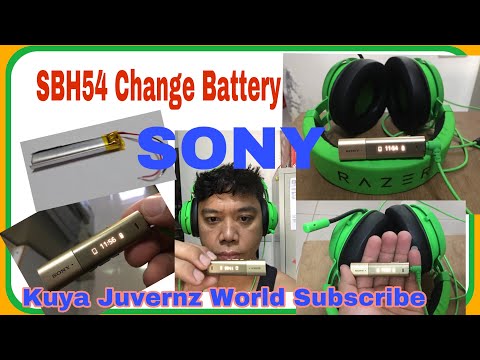 SONY SBH54 how to change Battery Assemble and Disassemble