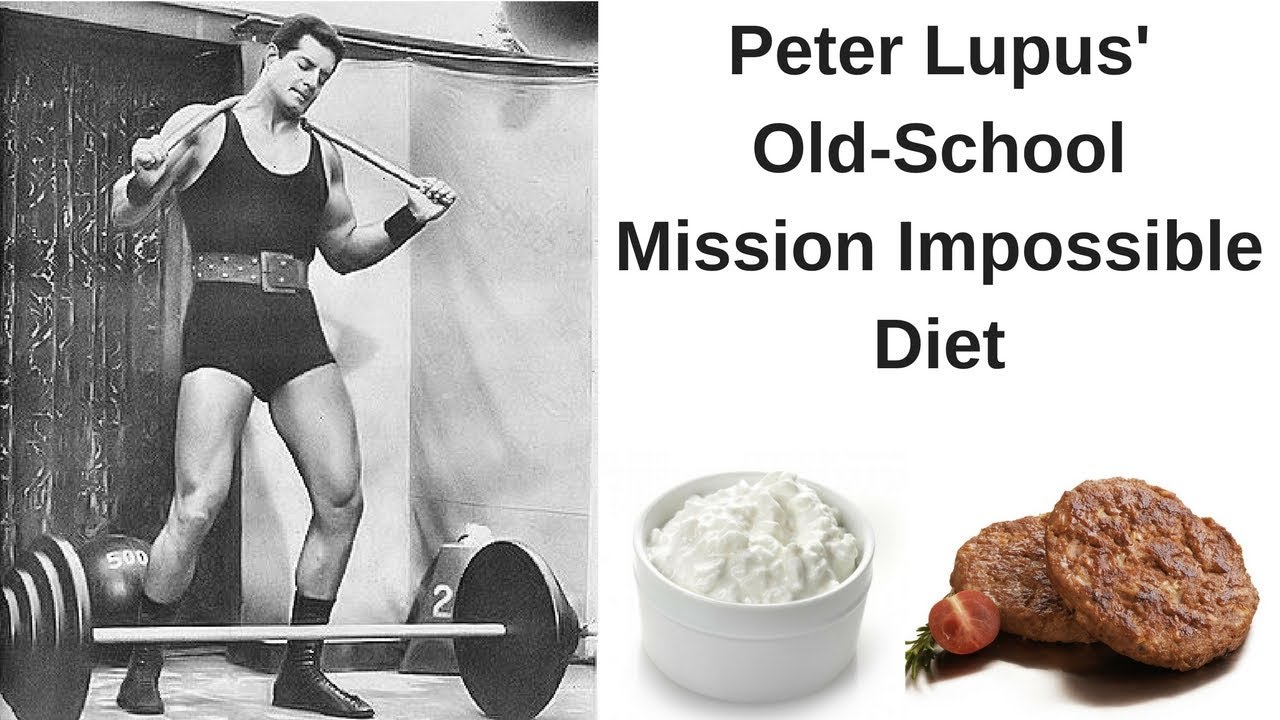 Peter Lupus' Old School Mission Impossible Diet - YouTube.