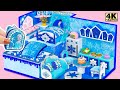 Build AMAZING Frozen Cardboard House using Cardboard, Paper for Blue Princess ❤️ DIY Miniature House