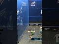 “Like an arrow!” 🏹Sublime accuracy from Sobhy 🎯#sports #squash