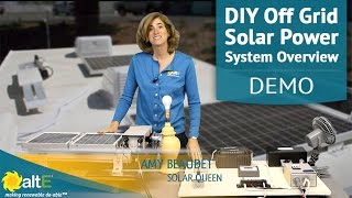 A DIY Off-Grid Solar Power System Overview and Wiring