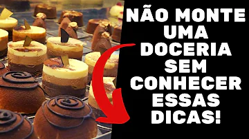 Quanto precisa para abrir uma doceria?