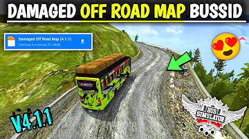 Damaged Off Road Map Bussid / How to add map mod in Bus Simulator Indonesia, Broken Off Road Map Mod