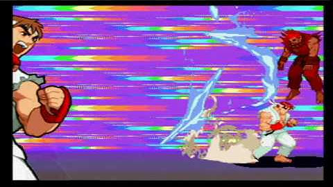 Marvel Super Heroes vs Street Fighter (PSone): Ryu 41 Hit Combo